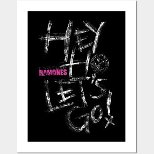 Ramones Hey Ho Lets Go Rock Music Band Posters and Art